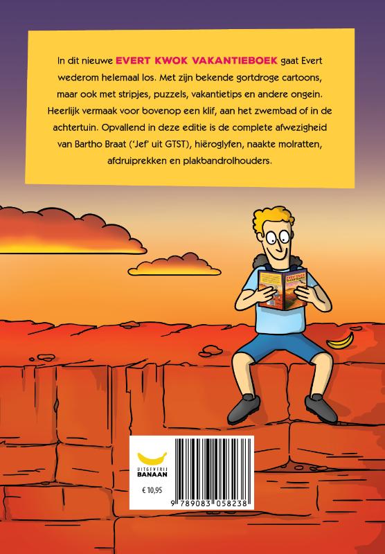 Evert Kwok Vakantieboek 4 - Evert Kwok Vakantieboek 4 achterkant