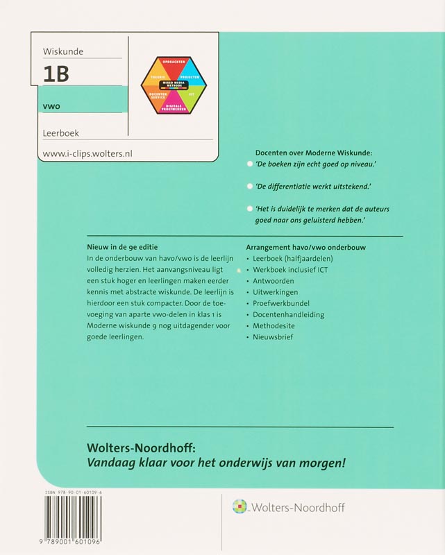 1b vwo moderne wiskunde achterkant