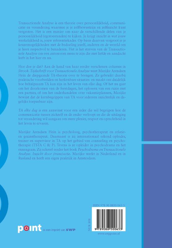 TA elke dag achterkant