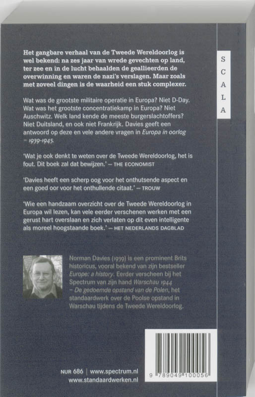 Europa in oorlog / Scala achterkant