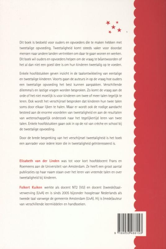 Het succes van tweetalig opvoeden achterkant