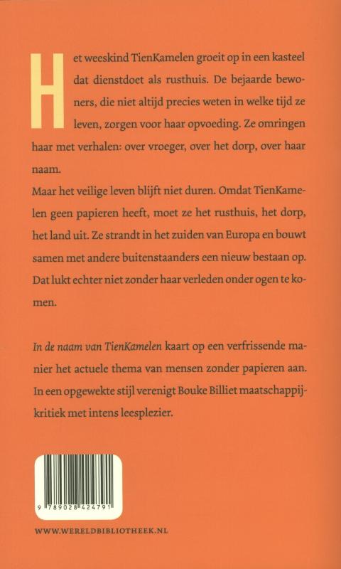 In de naam van TienKamelen achterkant