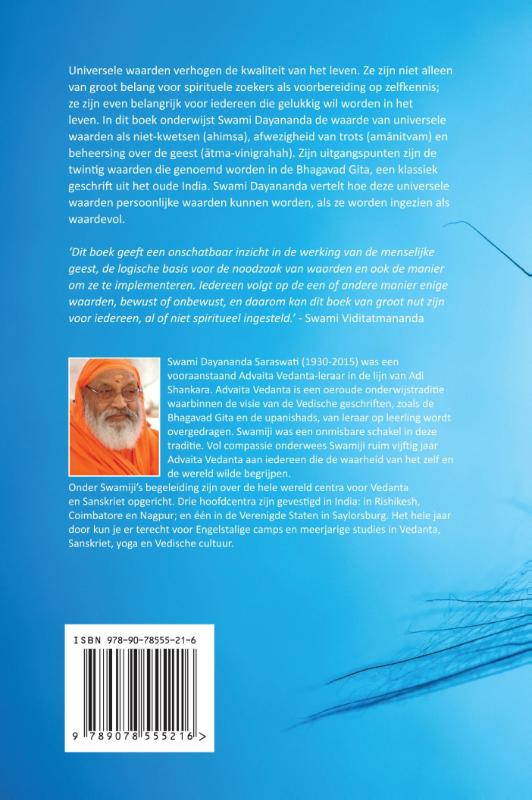 De waarde van waarden achterkant