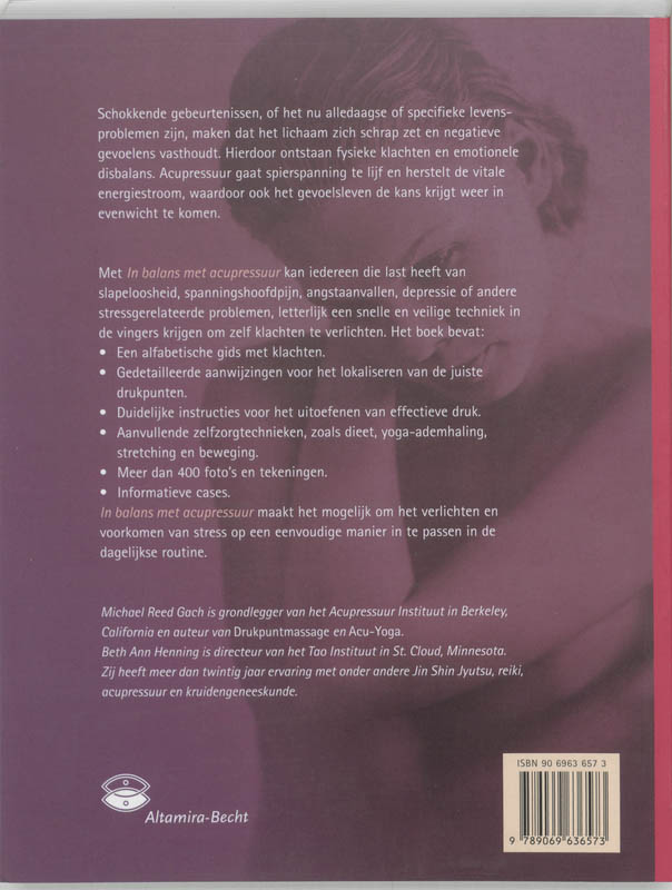 In Balans Met Acupressuur achterkant