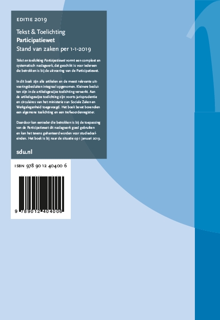 Participatiewet / Tekst & Toelichting achterkant
