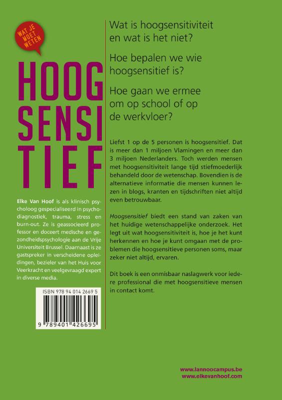 Hoogsensitief achterkant