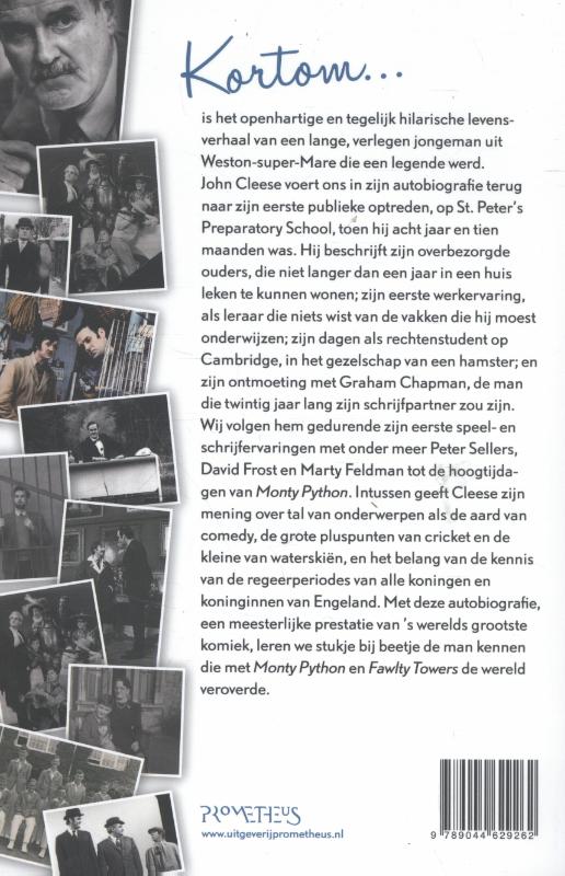 Kortom... de autobiografie achterkant