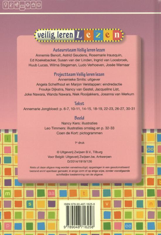 Veilig leren lezen - Veilig en vlot zon kern 7 achterkant