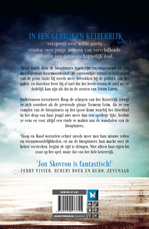 Grim en Schaduw / Het keizerrijk der stormen / 2 achterkant