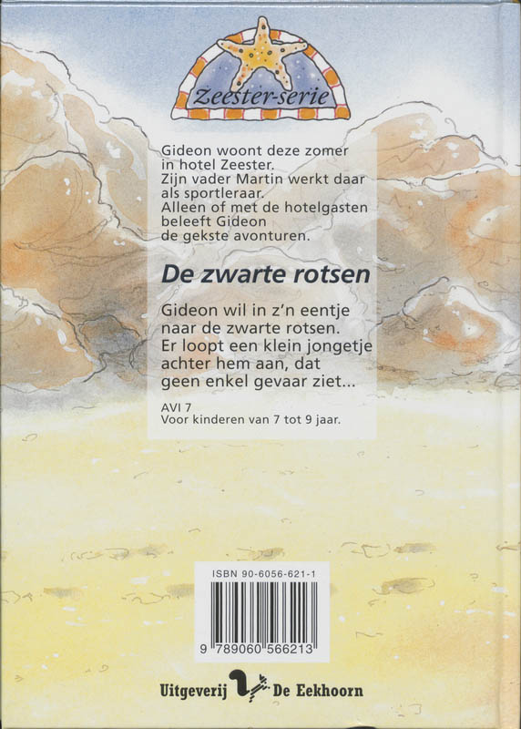 De zwarte rotsen / Zeester-serie achterkant