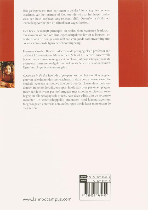 Opvoeden in de klas achterkant