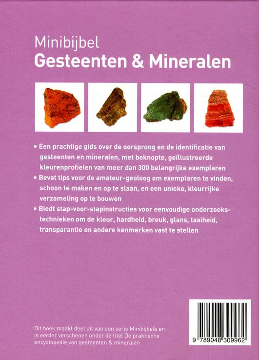 Gesteenten en mineralen / Minibijbel achterkant