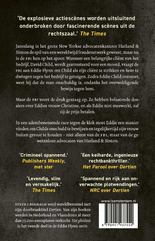 Het pleidooi / Eddie Flynn achterkant