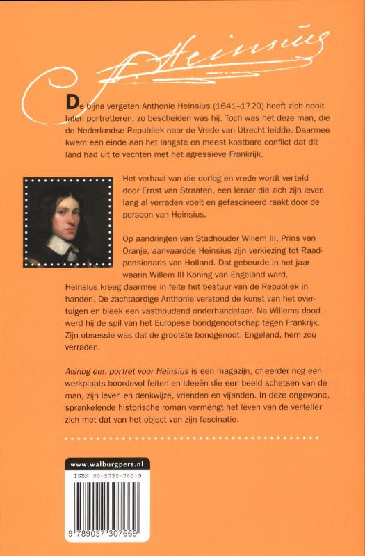 Alsnog Een Portret Voor Heinsius achterkant