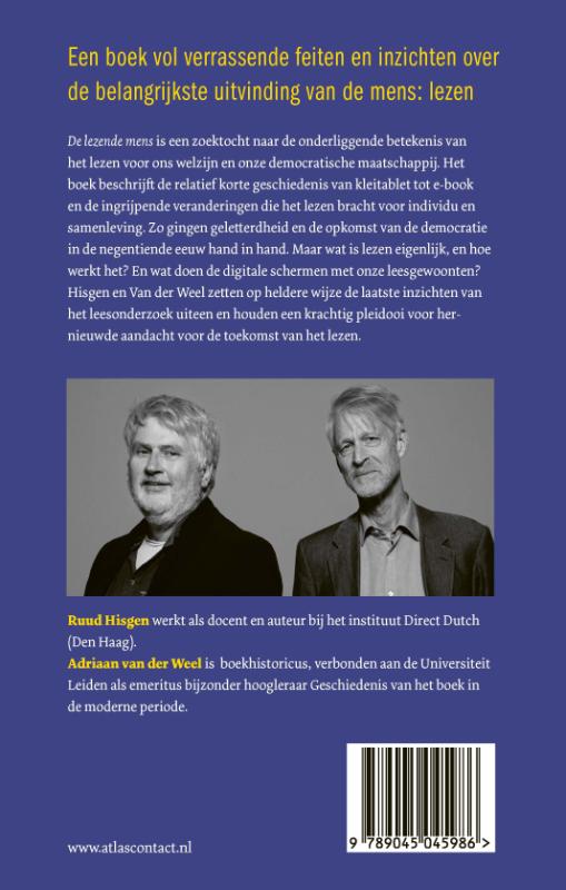 De lezende mens achterkant