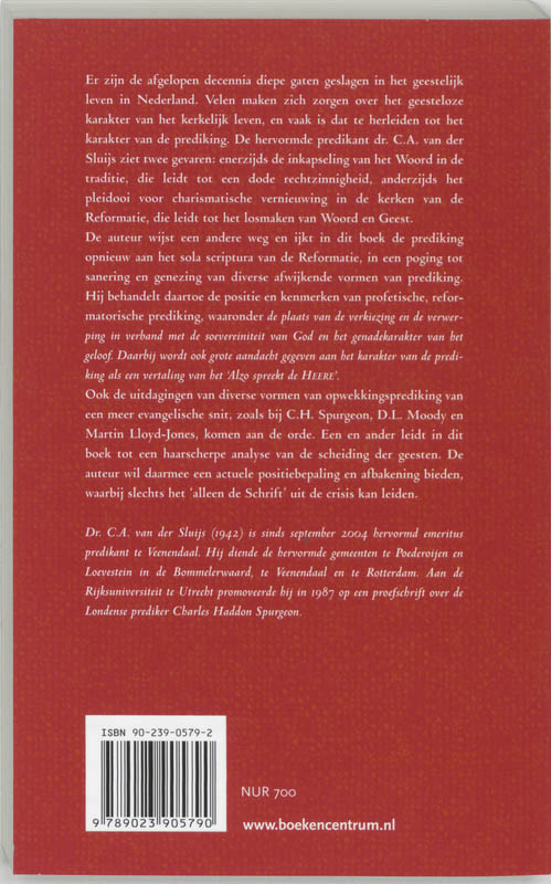 Prediking in de crisis achterkant