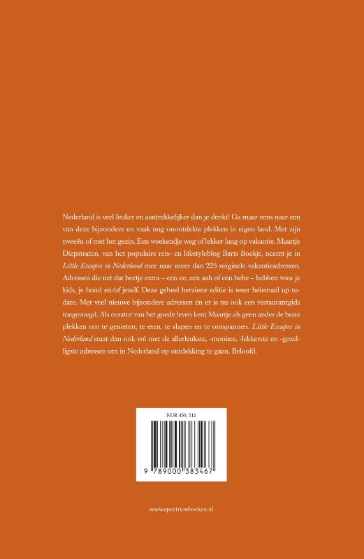 Little Escapes in Nederland / Little Escapes achterkant