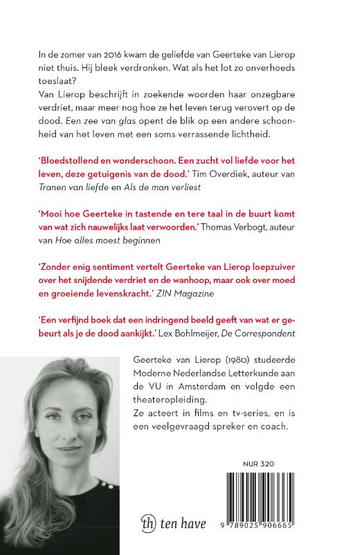 Een zee van glas achterkant