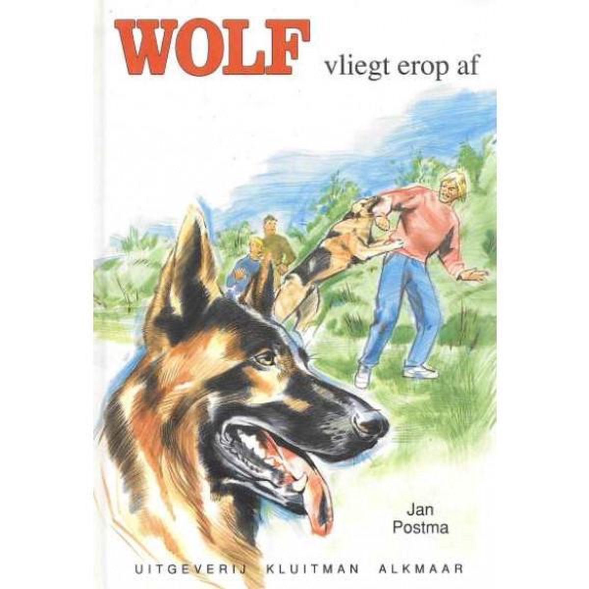 Wolf vlieg erop af