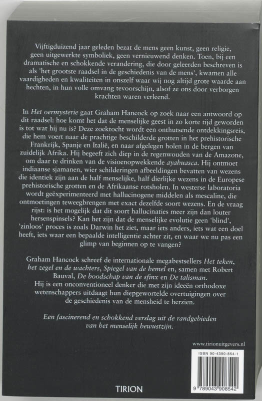 Oermysterie achterkant