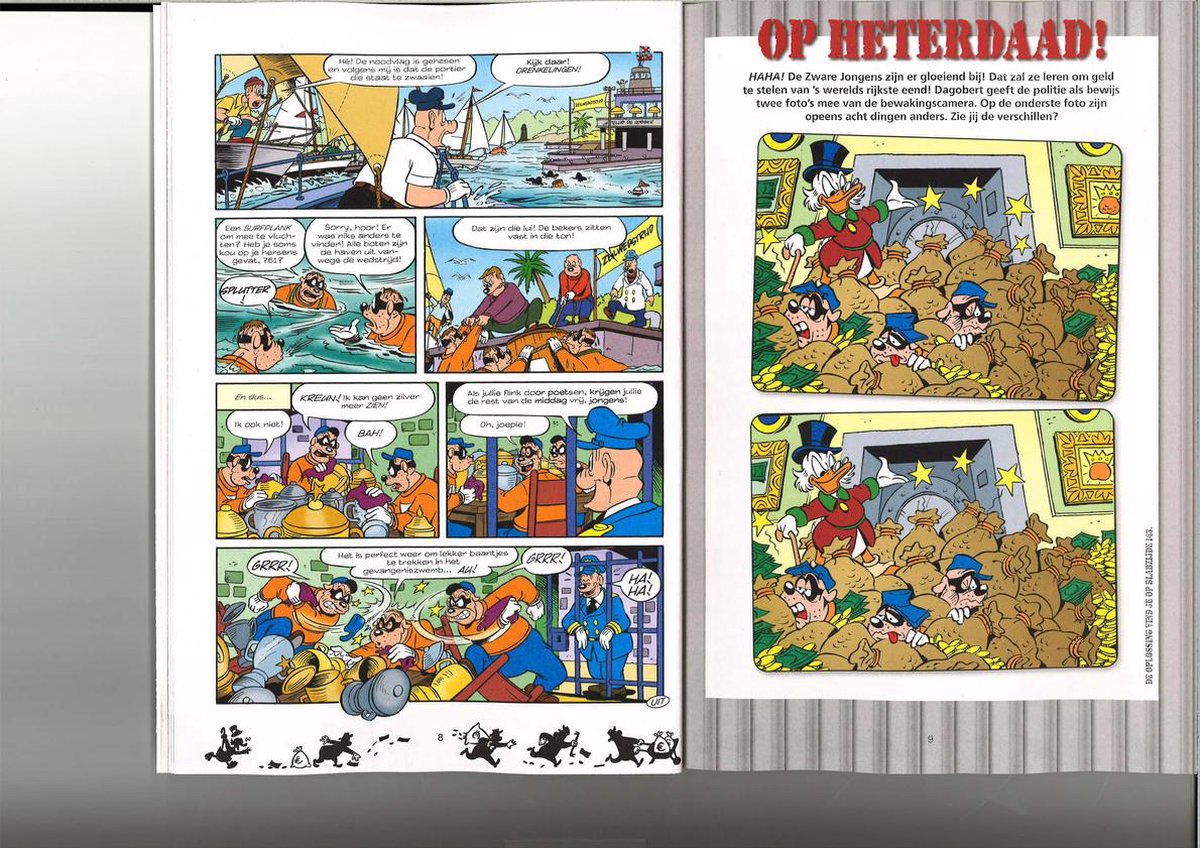 DONALD DUCK ZWARE JONGENS VAKANTIEBOEK
