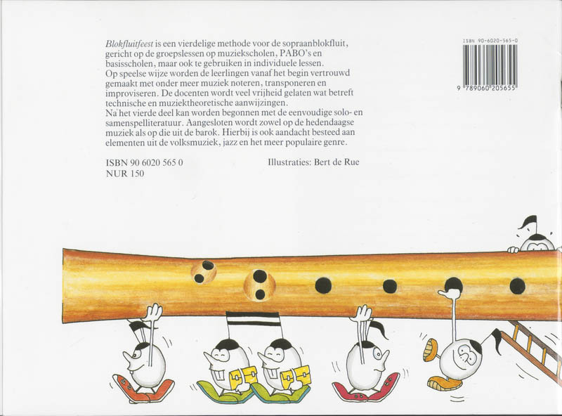 Blokfluitfeest 2 achterkant