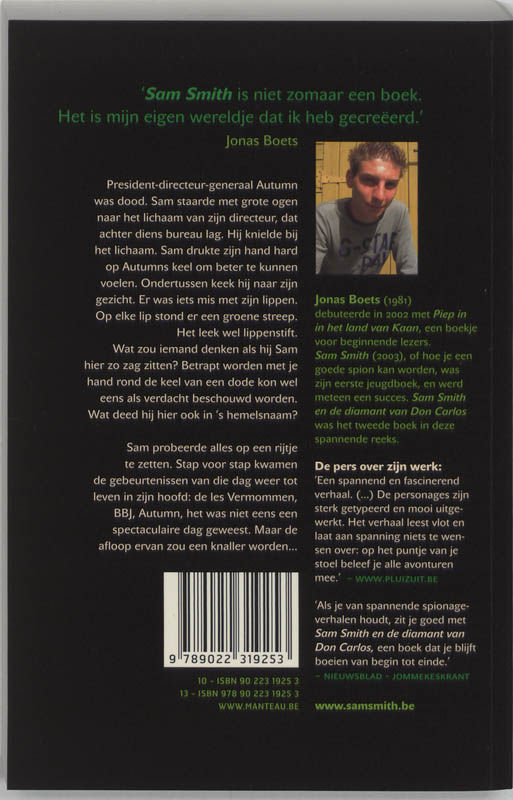 Sam Smith en het duivelskruid / Sam Smith achterkant