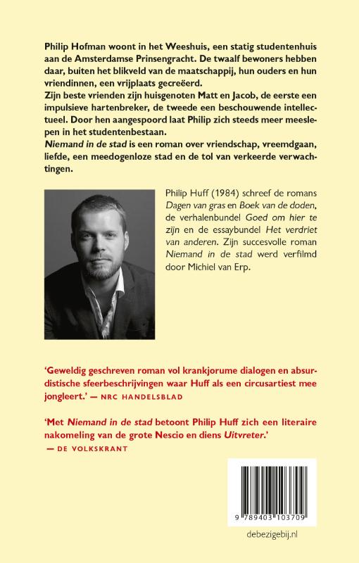 Niemand in de stad achterkant