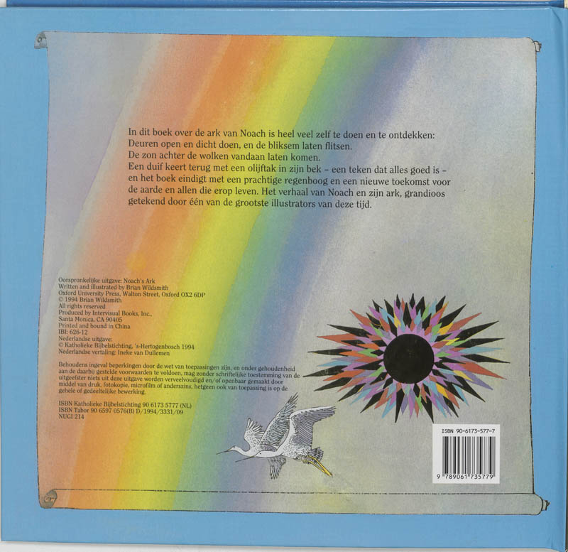 De Ark Van Noach achterkant