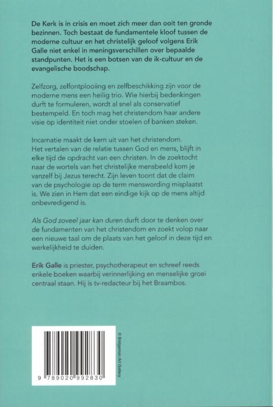 Als God zoveel jaar kan duren achterkant