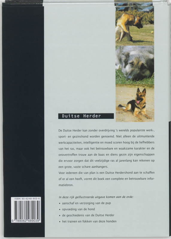 Duitse herder achterkant