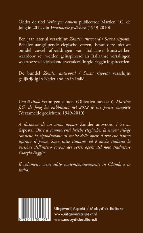 Zonder antwoord achterkant