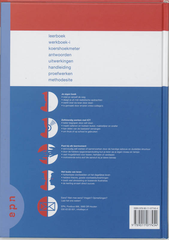 Getal en ruimte 1 vmbo-kgt 2 leerboek achterkant