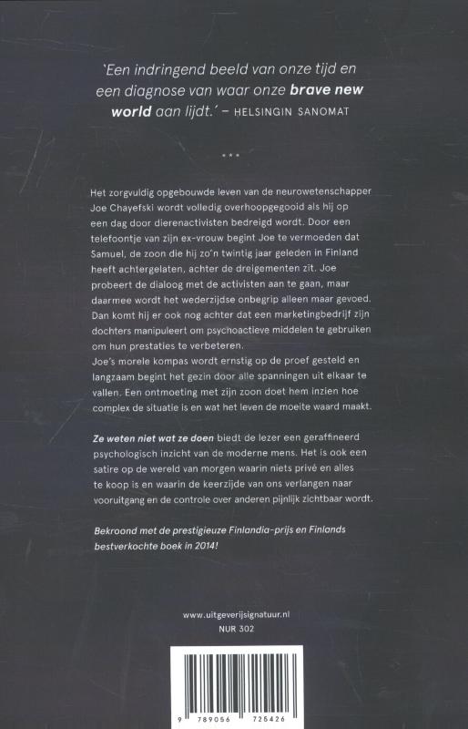 Ze weten niet wat ze doen achterkant