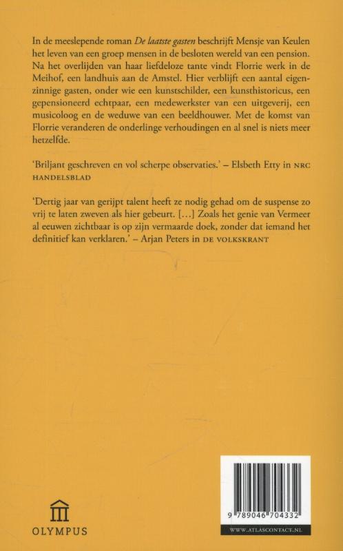 De laatste gasten achterkant