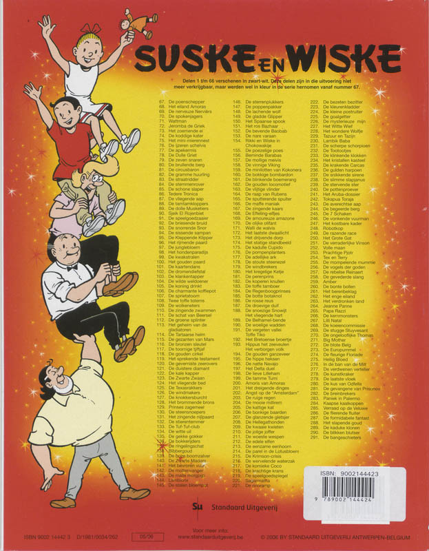 De botte botaknol - Willy Vandersteen achterkant