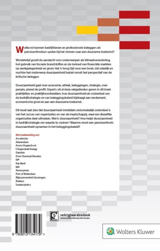 Het profijt van duurzaamheid achterkant