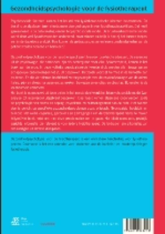 Gezondheidspsychologie voor de fysiotherapeut deel 1 achterkant