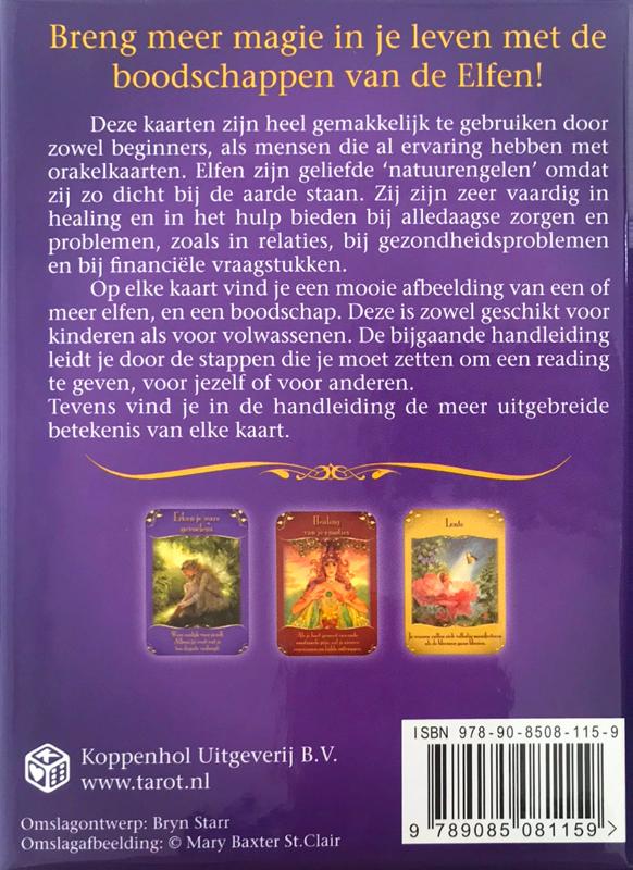 Magische boodschappen van de elfen achterkant