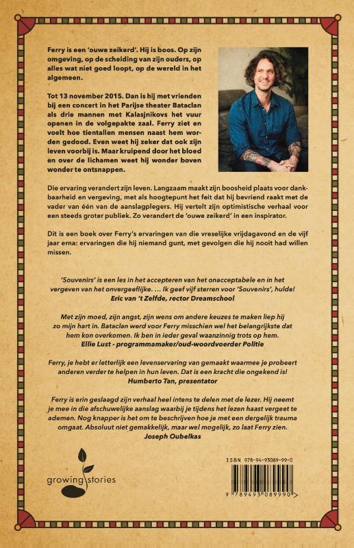 Souvenirs achterkant