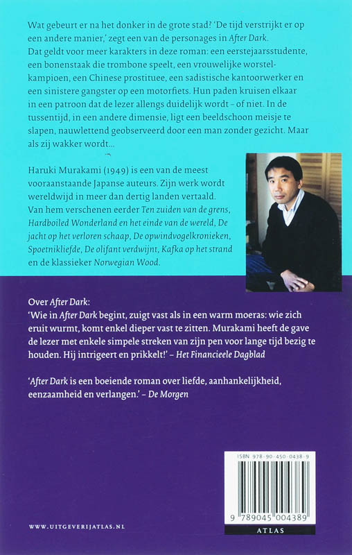 After Dark achterkant