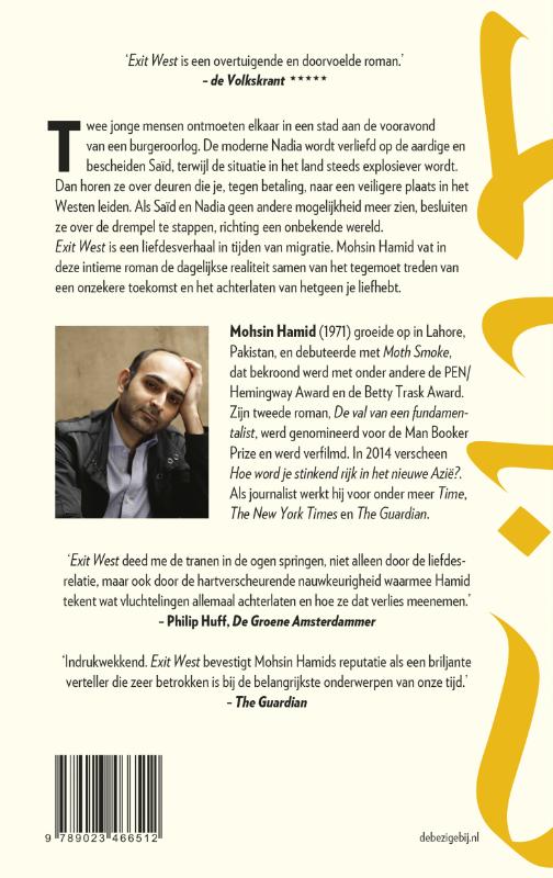 Exit West achterkant