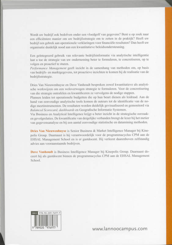 Performance Management achterkant