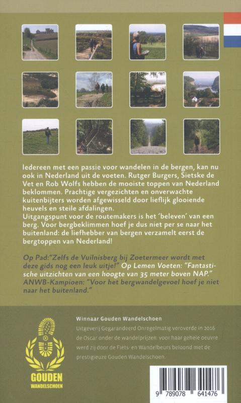De mooiste bergwandelingen van Nederland achterkant