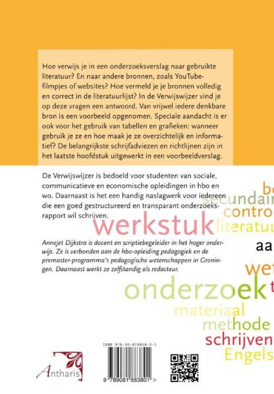 Verwijswijzer achterkant