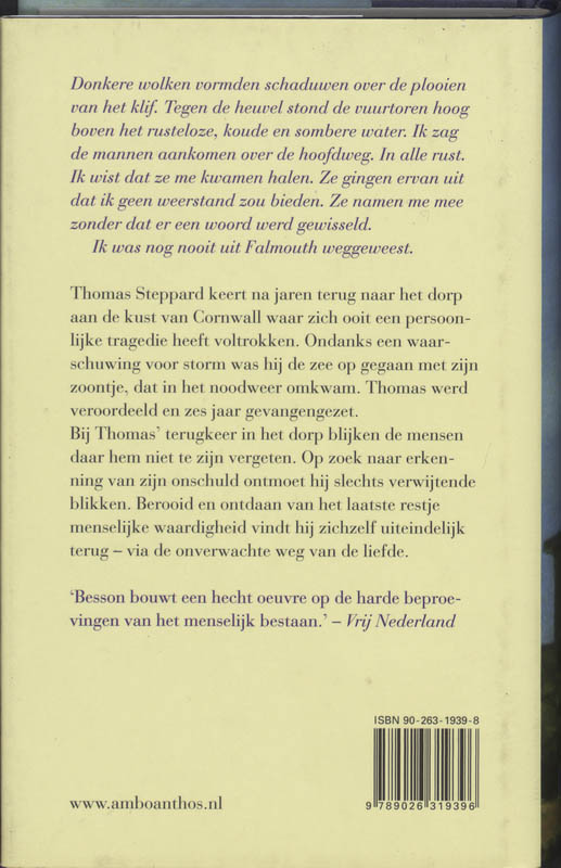 Een Onbewaakt Ogenblik achterkant