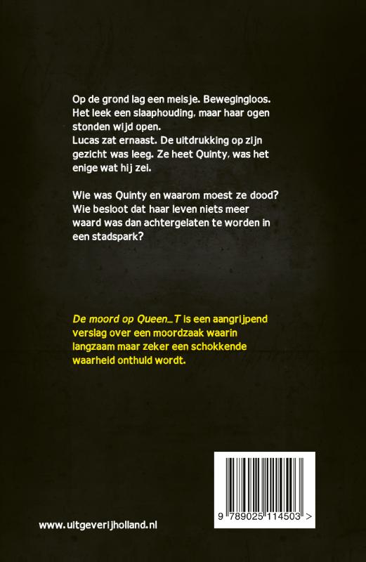 De moord op Queen_T achterkant