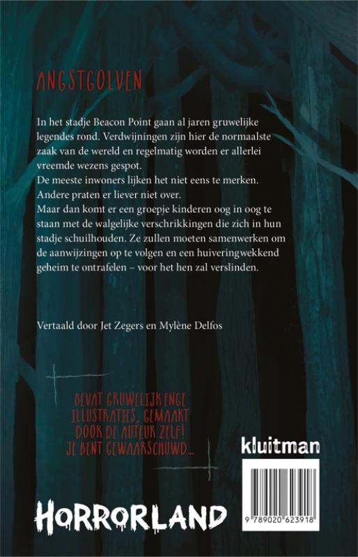 Angstgolven / Horrorland achterkant