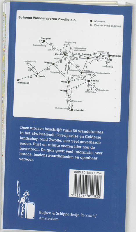 Wandelsporen rond Zwolle achterkant