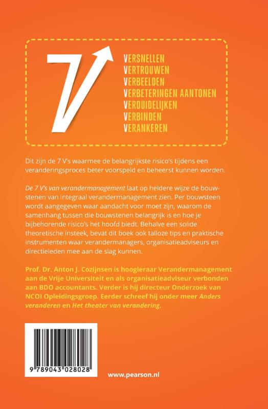 De 7 V's van verandermanagement achterkant